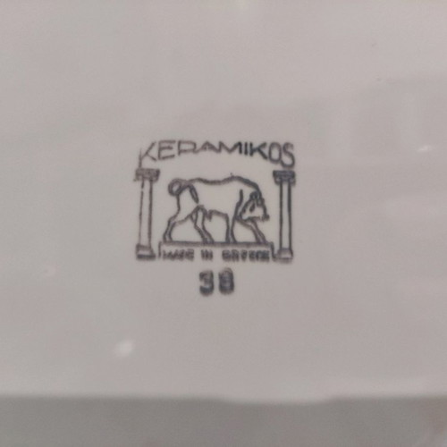 Xenia 1968 soup plate used, ceramic no 38