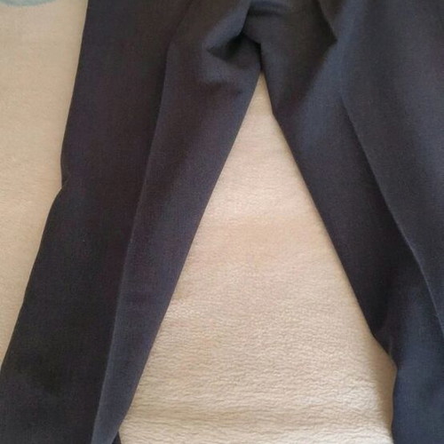 Men's fabric suit pants like new, blue, waist 98 cm