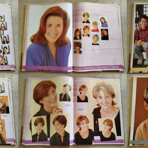 Hairdressing catalogs used, set of 3 books