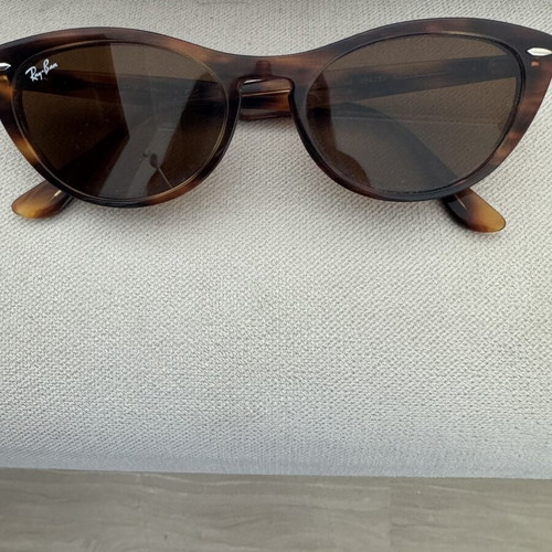Ray Ban cat eye sunglasses, tortoise shell, brown