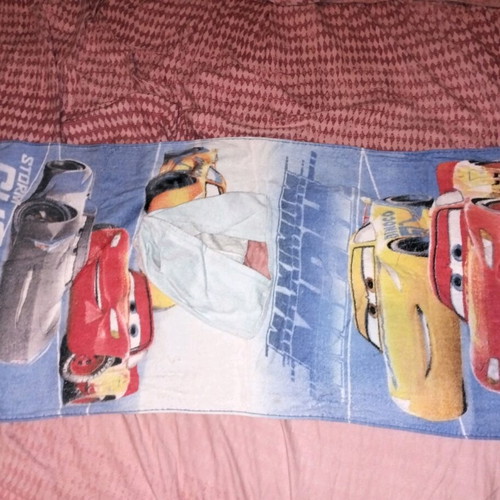 Cars Poncho baby bathrobe used with hood, ages 2-6