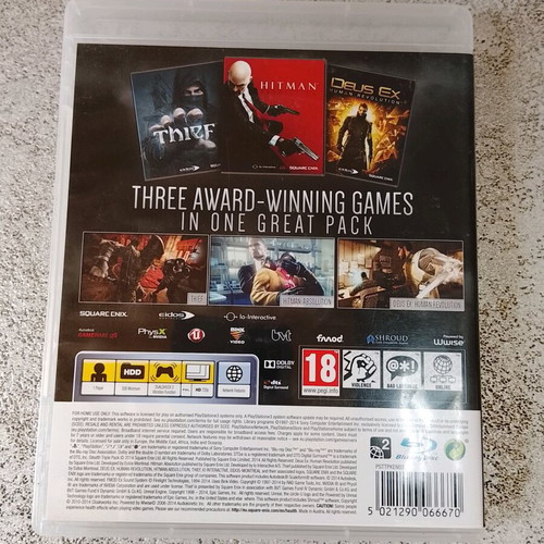 Ultimate Stealth Triple Pack PS3 like new, with booklet