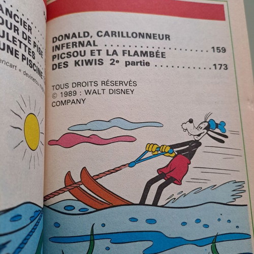 French collectible comics like new, Mickey Parade, Super Picsou Geant, Spirou album