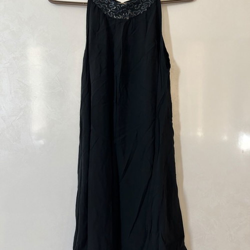 Black sleeveless dress like new, made in Italy, length 74cm