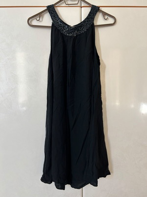 Black sleeveless dress like new, made in Italy, length 74cm