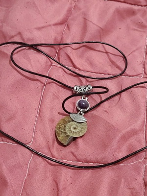 Nautilus necklace long, new