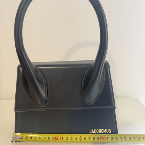 Jacquemus black structured handbag