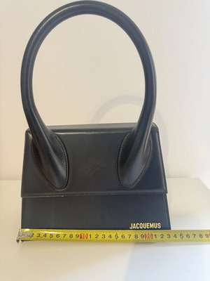 Jacquemus black structured handbag