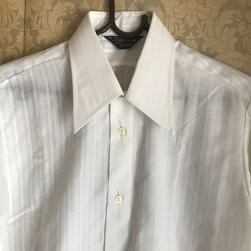 Elite women's shirt used, white striped, size 39 (M) retro