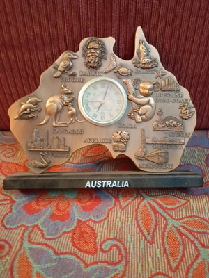 Decorative clock from Australia