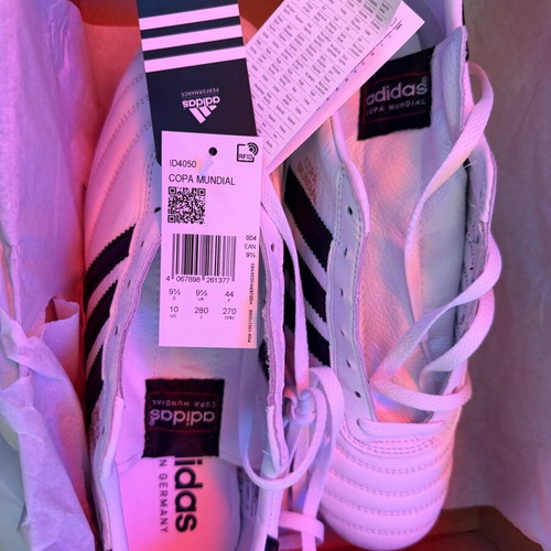 Adidas Copa Mundial football shoes size 44 2/3 new white