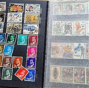 Αλμπουμ με συλλογή ξένων γραμματοσήμων