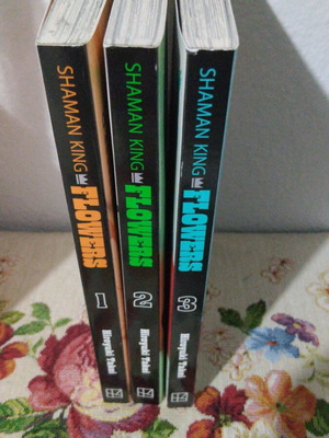 Shaman King Flowers manga volumes 1-3 new