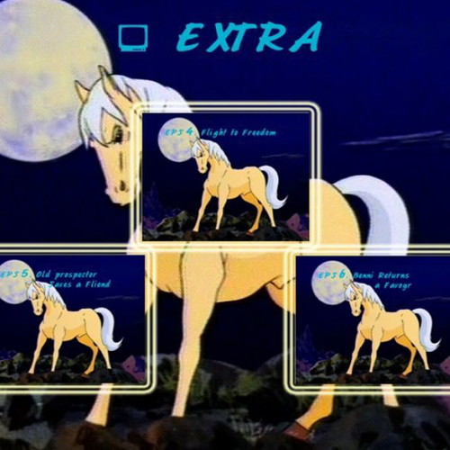 DVD Children's Movie The Silver Horse used, dubbed