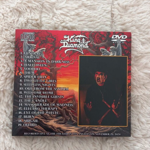 King Diamond Live Unofficial CD new, metal