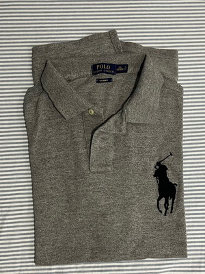 Polo Ralph Lauren κοντομάνικο XXL γκρι σε πολύ καλή κατάσταση