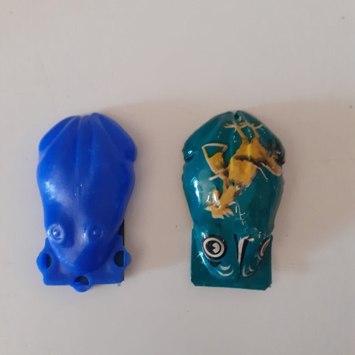 Plastic and Tin Frog New