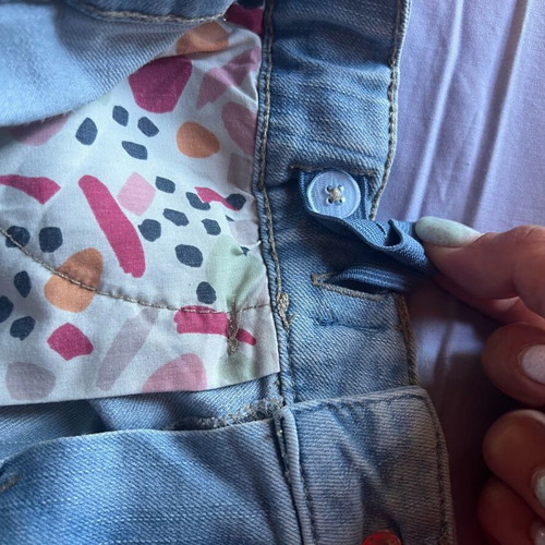 Benetton kids blue denim shorts like new, size XXL