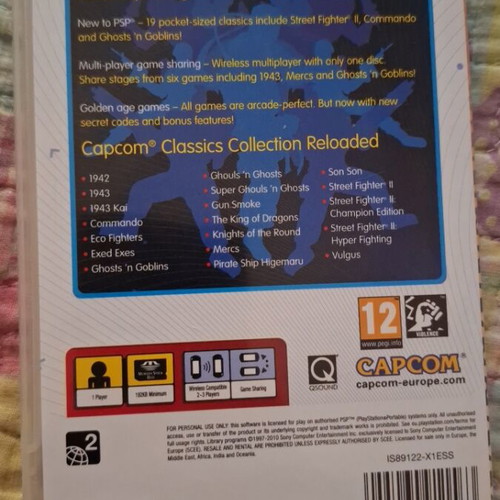 Classics Collection Reloaded PSP game