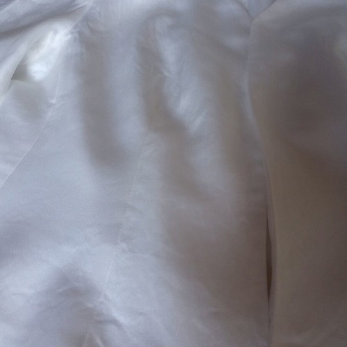 Lucifair Collection white satin jacket like new, women's M