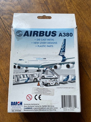 Airbus 380 model like new with box without stand