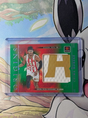 Chima Moneke jumbo patch card Euroleague Origins 2025-2026 like new