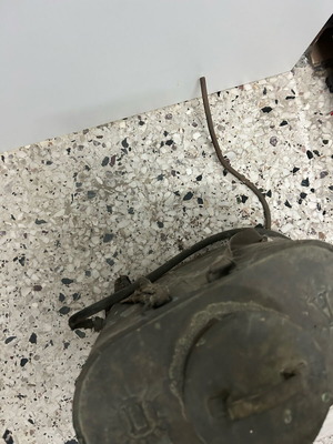 Backpack sprayer used, copper