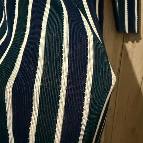 Zara transparent beach dress size M like new, blue and green