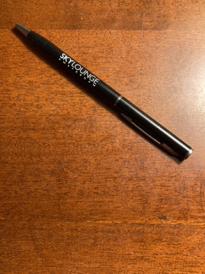 SkyLounge Amsterdam vintage promo ballpoint pen used