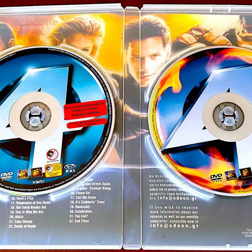 Fantastic Four DVD като нов с субтитри, комедия екшън приключенски фентъзи