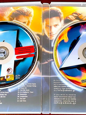 Fantastic Four DVD като нов с субтитри, комедия екшън приключенски фентъзи