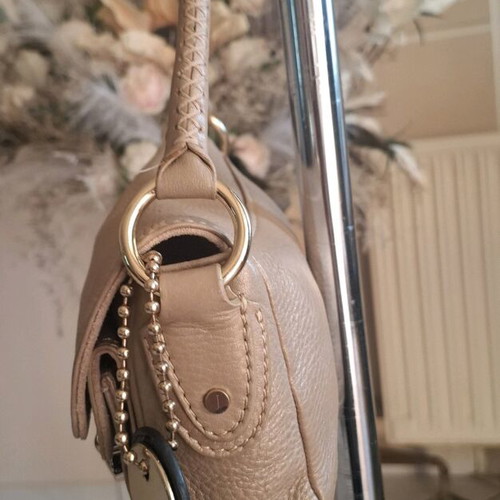 Jasper Conran beige leather handbag like new