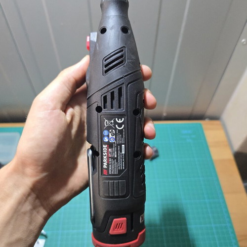 Cordless multitool used with many accessories