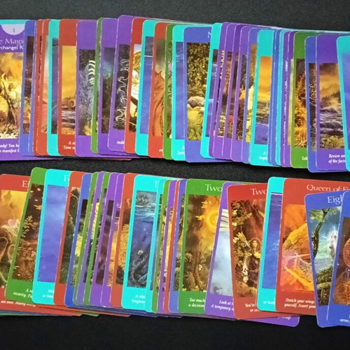 Angel Tarot Cards Radleigh Valentine deck used, 78 cards