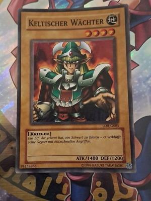 Κάρτα Yugioh Celtic Guardian γερμανική σαν καινούργιο