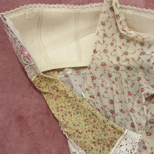 Intimissimi Strapless Floral Corset Top Size XS like new