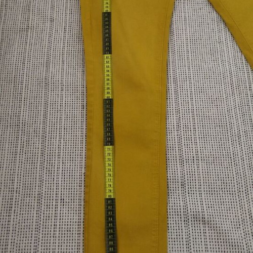 Tally Weijl mustard-croc leggings size 40 like new
