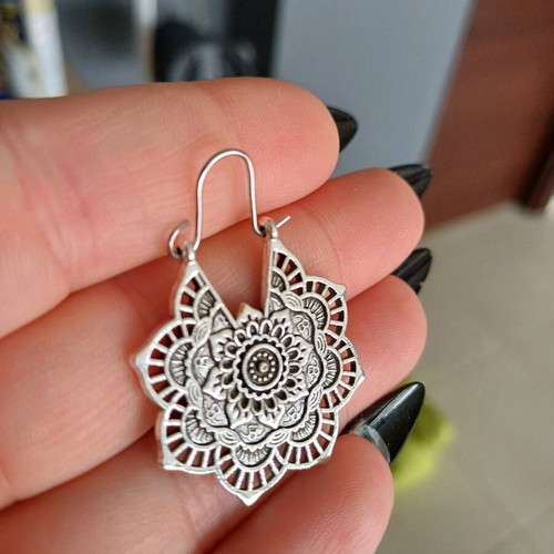 Boho earrings made of stainless steel new, unworn