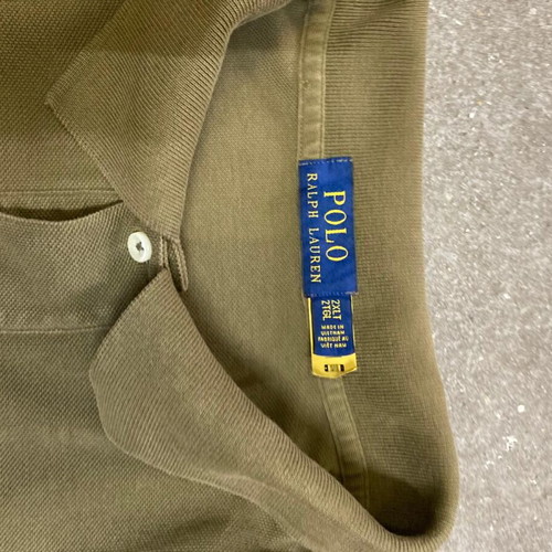 Ralph Lauren Polo shirt XXL, khaki with white logo