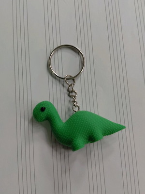 Dinosaur keychain 3D print new