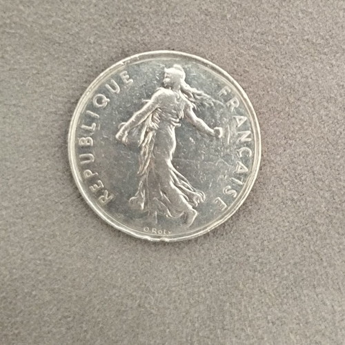 5 Francs Coin 1973 used