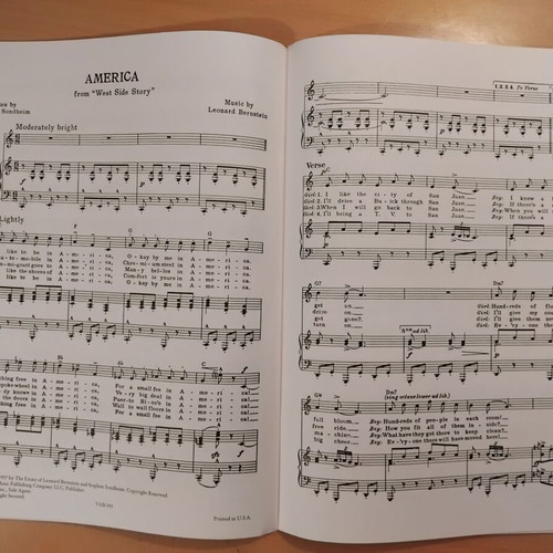 West Side Story Vocal Selections Sheet Music like new