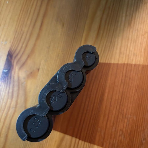 Coin holder in black color like new