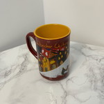 Hand-painted Christmas mug used