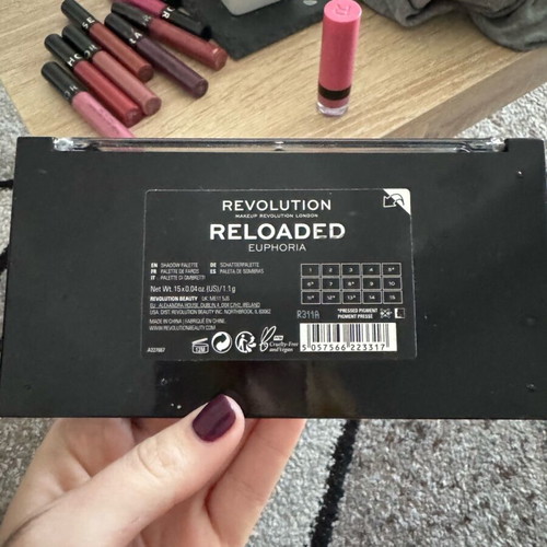 Revolution Euphoria eyeshadow palette like new, lightly used