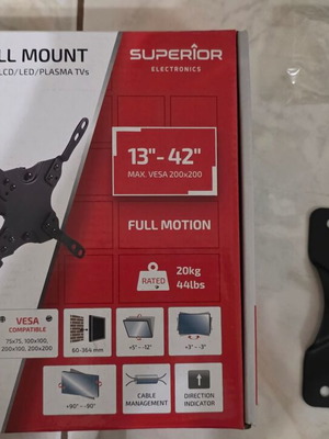 TV Wall Mount σαν καινούργιο, μέχρι VESA 200mmx200mm, 20 kg