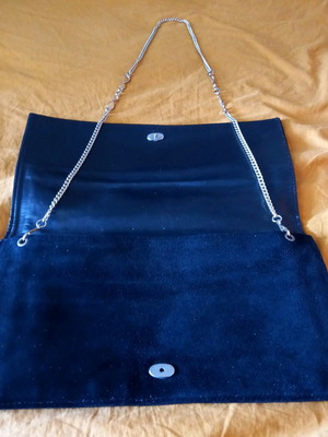 VINTAGE EVENING ROYAL BLUE LUXURY CLUTCH