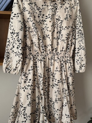 Mohito floral dress like new, black and beige, XL