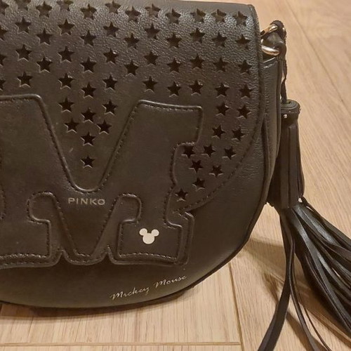 Pinko Mickey Mouse crossbody bag used, leather