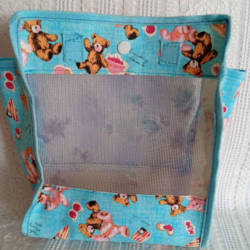 Bag envelope 27x23 cm used with button